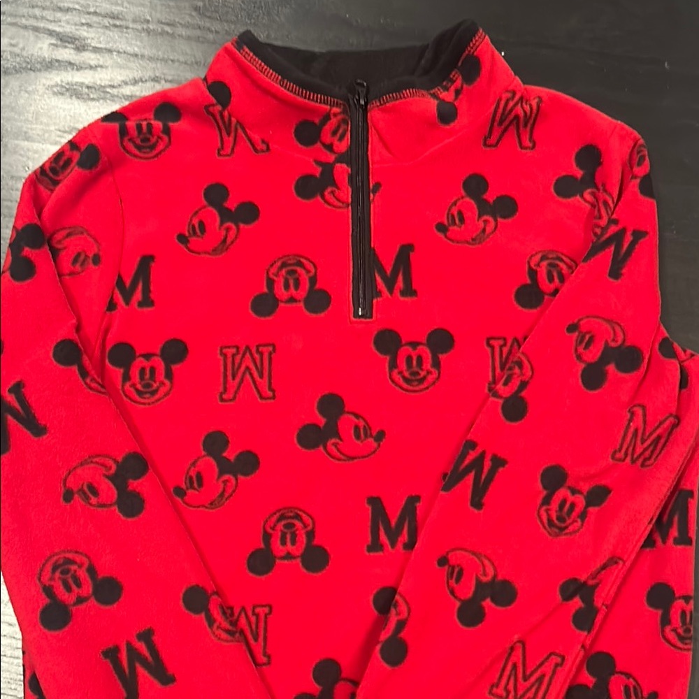 Red Mickey Mouse Pullover